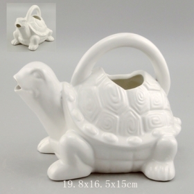 arqueiro de tartaruga artesanal e tartaruga de tartaruga branca