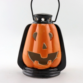 bonito cerâmica halloween abóbora lanternas decoração idéias