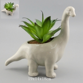 Dinossauro Succulent faux pot